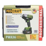 Aku rázový utahovák Procraft PWA36 1B | PWA36-1B-C