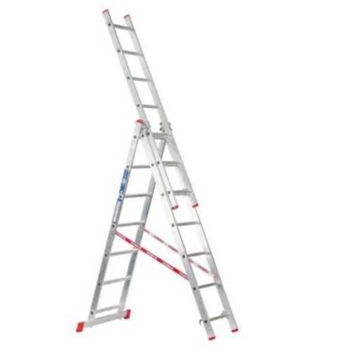 žebřík trojdílný 3x11 310/475/645cm uni