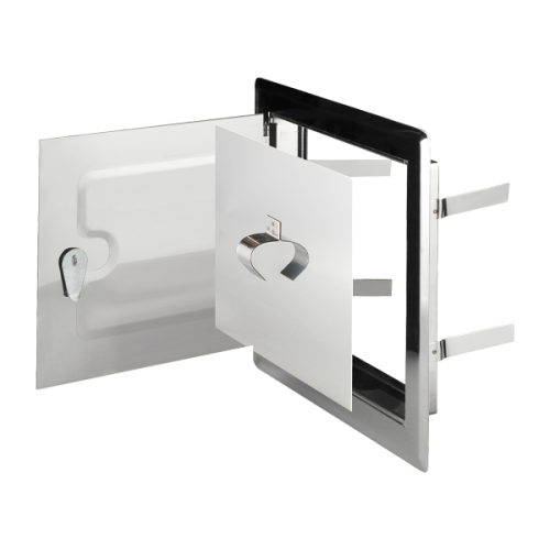 Komínová dvířka nerez