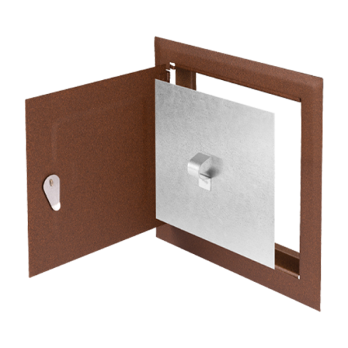 Komínová dvířka antická měď