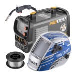 Sada kombinovaná svářečka SPI-290 + svařovací drát FW81 + kukla svářečská SHP100-90 | SSPI-290/FW81/SHP100-90