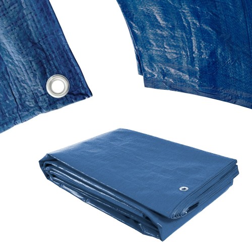 Plachta Procraft BT3x3 50g/m2 nepromokavá s oky 3x3m modrá | BT3x3