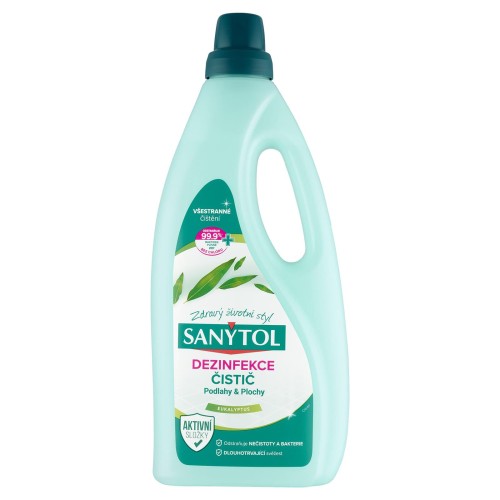 čistič SANYTOL univerzální Podlahy + Plochy 1l