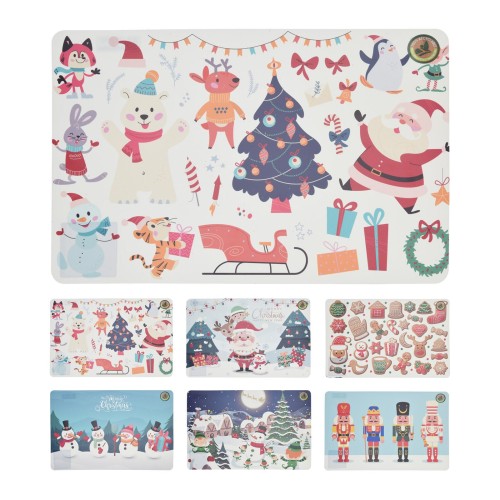 prostírání PH VÁNOČNÍ 43,5x28,5cm 6 dekorů, mix