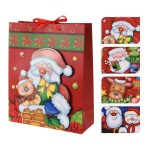 taška dárková 24x18x8cm (M) VÁNOČNÍ mix dekorů