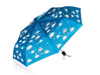deštník 52cm skládací mění barvy MO autíčka