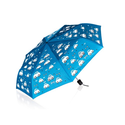 deštník 52cm skládací mění barvy MO autíčka