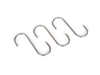 hák řeznický 10x7,7cm pr. 4mm nerez 3ks/bal.