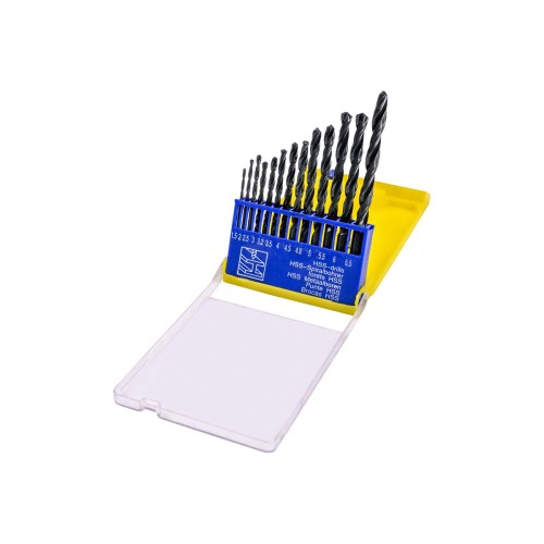 vrták do kovu HSS 1,5-6,5mm sada 13díl.