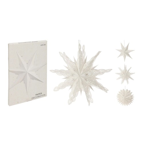 dekorace HVĚZDA 50,60,75cm, mix, závěsná, papír BÍ