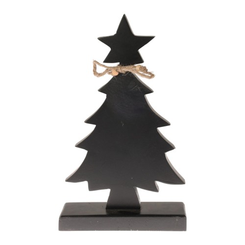 dekorace STROM 31cm dřevo ČER