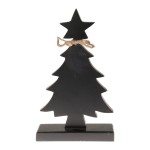 dekorace STROM 31cm dřevo ČER