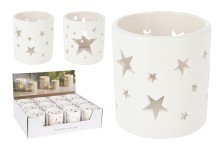 svícen na čajovou svíčku pr.7,5x8cm porcelán BÍ mix