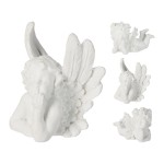 dekorace ANDĚL ležící 6cm BÍ mix