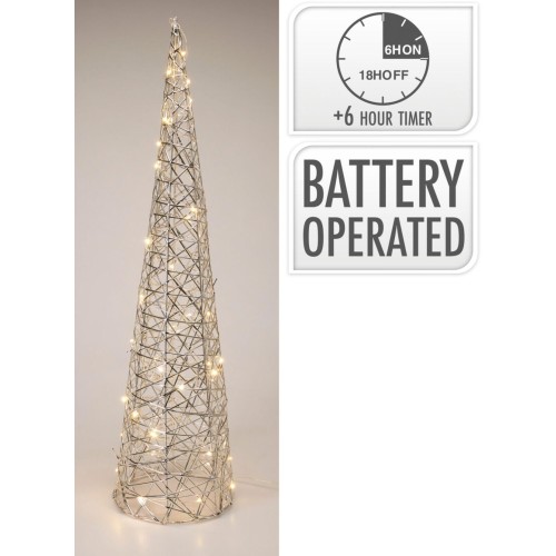 dekorace PYRAMIDA 60cm LED STŘ s časovačem