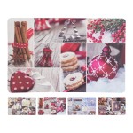 prostírání PH VÁNOČNÍ 43,5x28,5cm, koláž, mix dekorů
