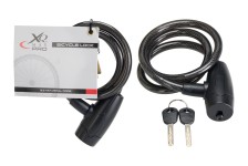 zámek lankový 10x800mm 2 kl.