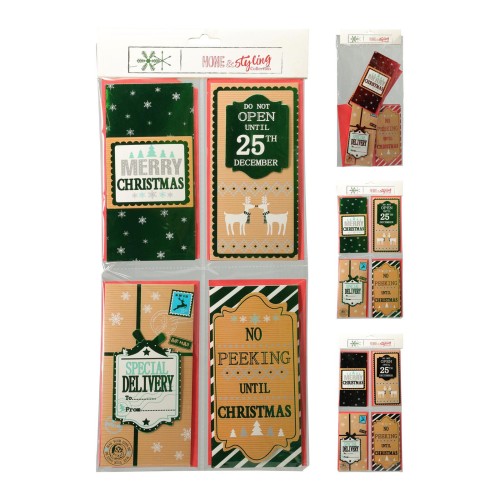 přání vánoční mix (4ks)