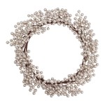 věnec vánoční 50cm s bobulemi, drát/PH CHAMP/ZLA