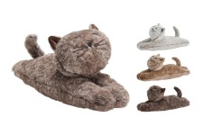 zarážka dveřní KOČKA 38cm polyester/závaží mix