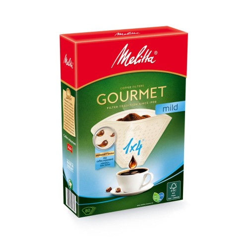 filtry na kávu velikost 4 (80ks) MELITTA Gourmet Mild