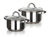 hrnec 16cm,20cm,nerez se skl.poklicí sada 2díl.