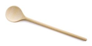 vařečka kulatá BRILLANTE 25cm dřev.