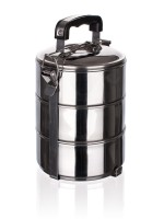 jídlonosič 13cm 3díl.nerez, uzávěr spona