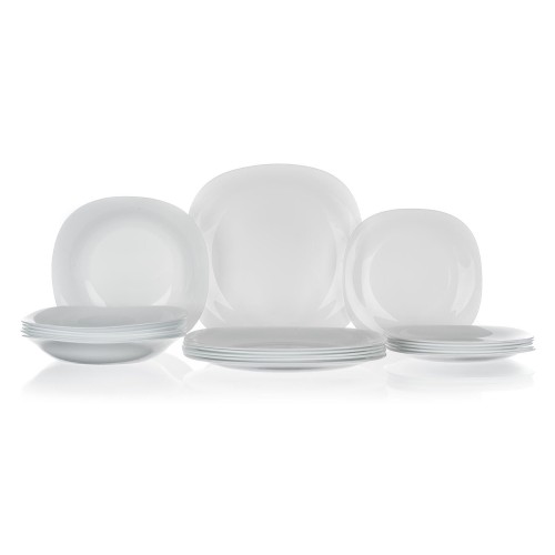 sada jídelní PARMA 18díl. skleněná BÍ