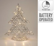 dekorace STROM 40cm LED STŘ s časovačem