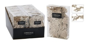 girlanda LISTY 180cm ZLA mix