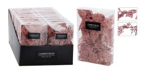 girlanda LISTY 180cm RŮŽ mix