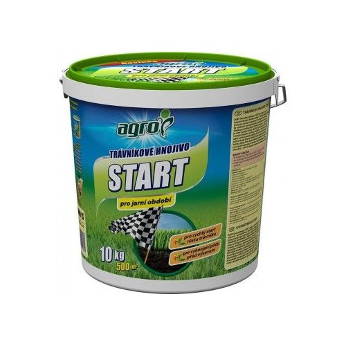 trávníkové hnojivo START 10kg AGRO kbelík