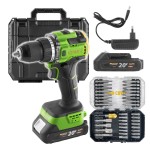 Aku vrtací šroubovák Procraft PA18LiH  se sadou bitů BS-37 | SPA18LiH-1B-C/BS-37