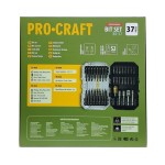 Sada aku šroubovák Procraft PA18ProBL s 2x baterie 20V 4Ah a nabíječkou 20/1 + sada bitů BS-37 | SPA18ProBL-BB/2x20-4/20-1/BS-37