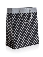 taška dárková 33x45x10cm (XXL) TEČKY STŘ