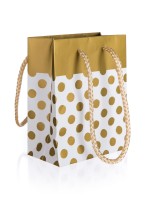 taška dárková 11x14x6cm (S) TEČKY ZLA