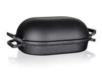 pekáč + poklice EXCELLENT 39x26x14cm 3+4l litina ČER