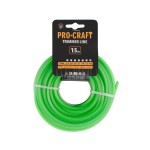 Struna žací  (4mm) (15m) čtverec PROCRAFT KV-4/15 | KV-4/15