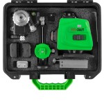 Křížový, samonivelační laser se stativem Procraft LE-4G | SLE-4G/Laser Level Tripod