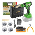 Sada aku svářečka pro plasty Procraft SCS40 + baterie 20/4 Turbo a nabíječka 20/1 | SCS40