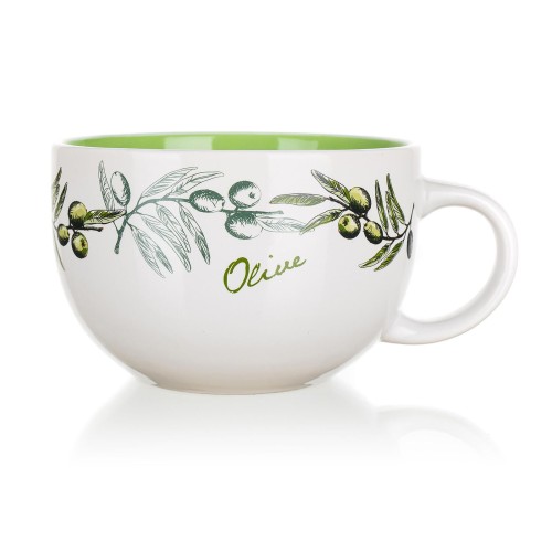 hrnek JUMBO 660ml OLIVES keramický
