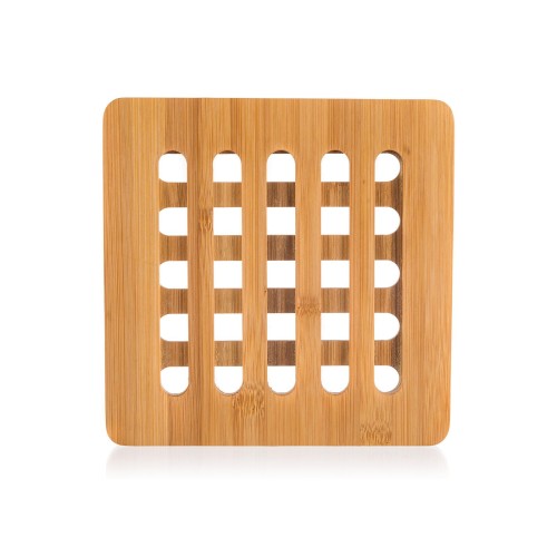 podložka dřevěná 16x16x1cm BRILLANTE bambus