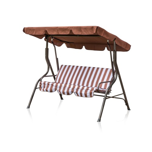 houpačka zahradní PANAMA 170x110x153cm HN/BÍ