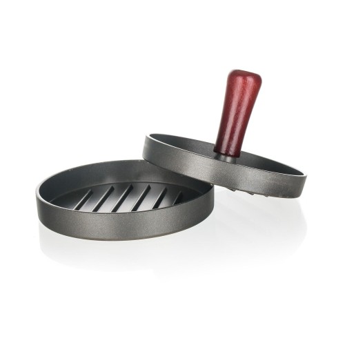 tvořítko na hamburgery pr.12cm Al+dřev.madlo