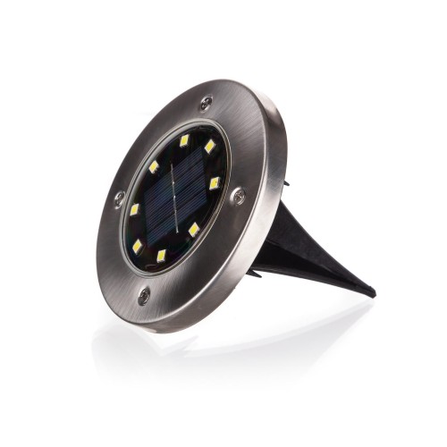 lampa solární zápustná podlahová 12cm PH/nerez