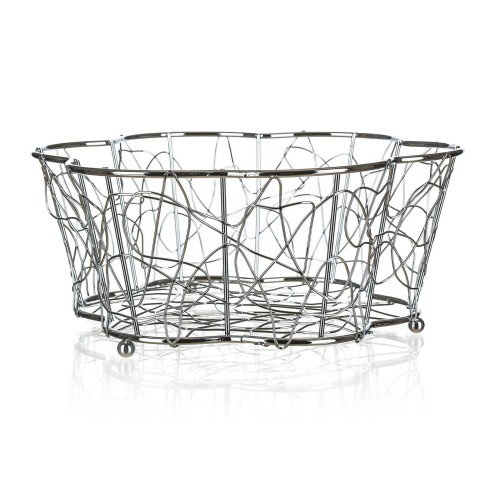 košík na ovoce VANITY pr.24x10cm Cr