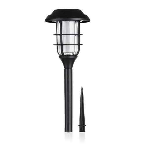 lampa solární pr.11,8cm, v.42,7cm, 12LED, PH ČER
