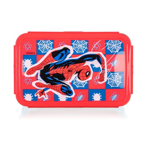 box svačinový 20x13x7cm SPIDERMAN s klick uz. PH