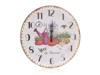 hodiny nástěnné pr.34cm LAVENDER